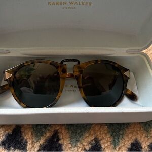 Karen Walker Helter Skelter sunglasses in Crazy Tort